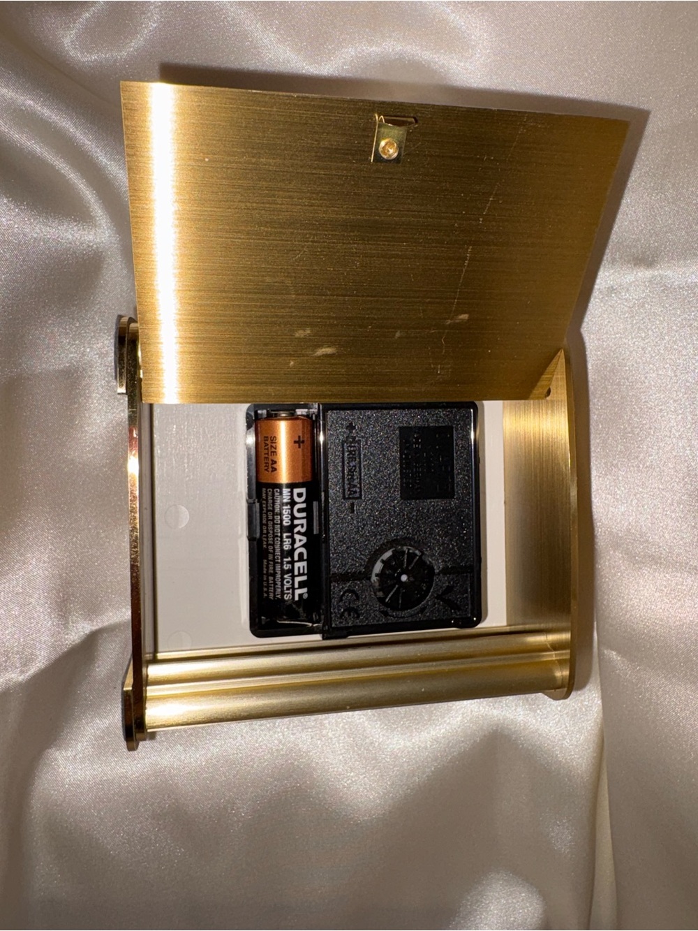 Tiffany & Co. Gold-Tone Brass Desk Clock✨ - Picture 10 of 16